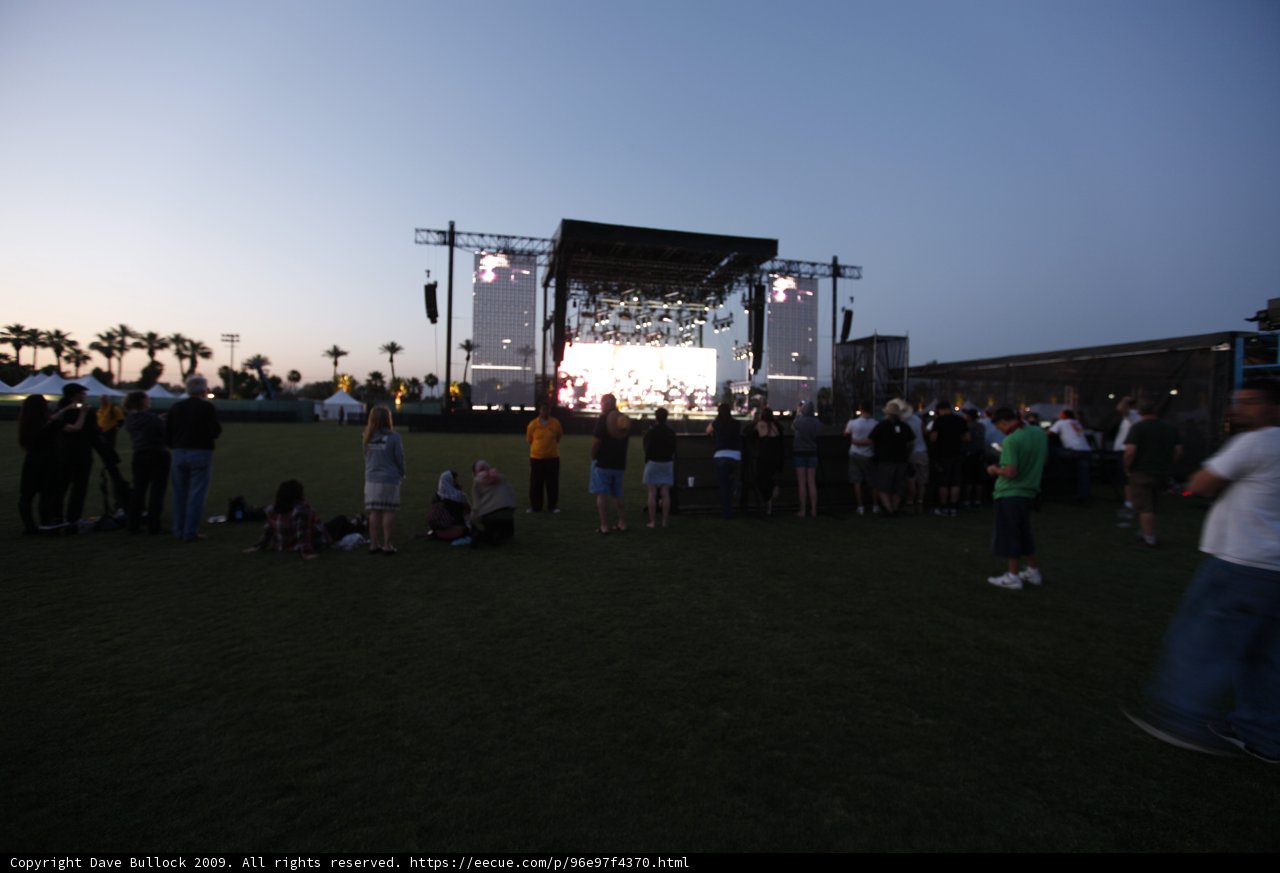 Sunset Concert Crowd at Coachella 2009