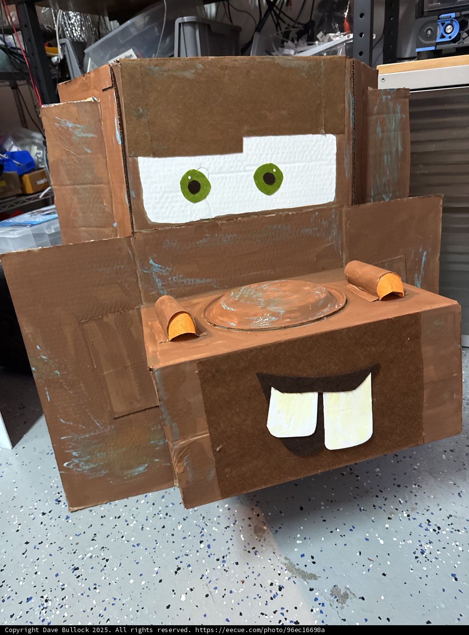 Cardboard Creativity: A Boxy Friend