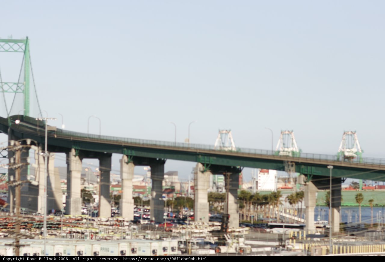 Cityscape over Water: A Bridge Crossing