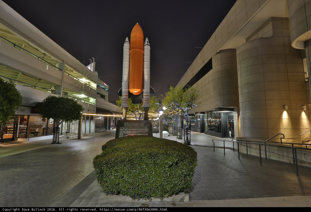 A Space Shuttle on the Sidewalk