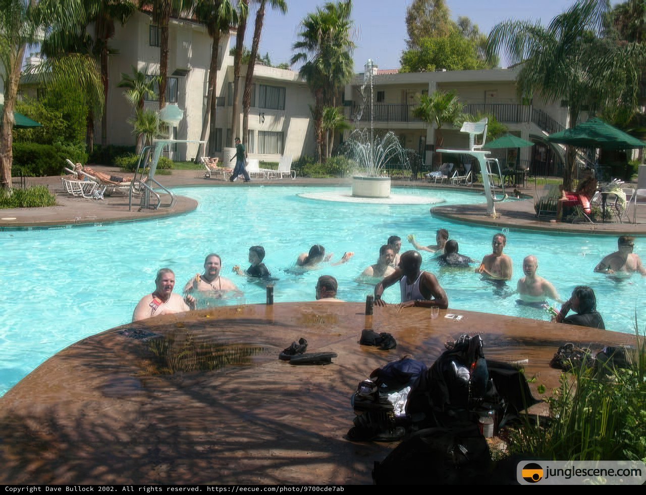 Summer Fun in the Hotel Pool