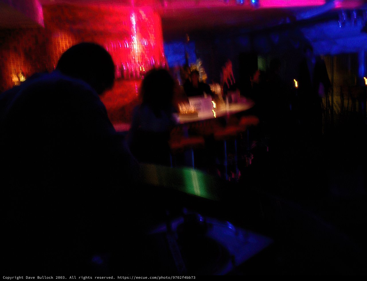 Neon Lights at Tokyo Night Club