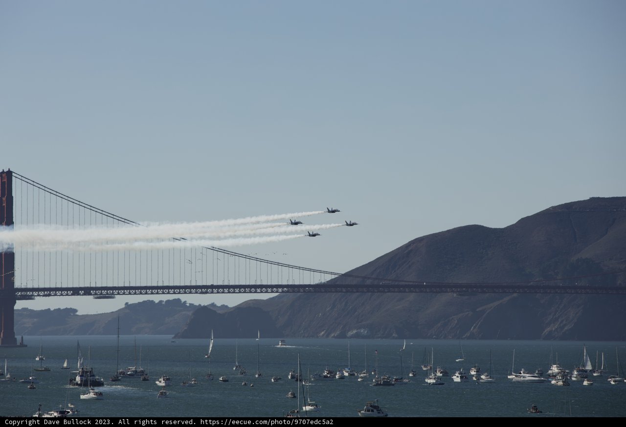 Airshow Spectacle Above San Francisco's Waterfront