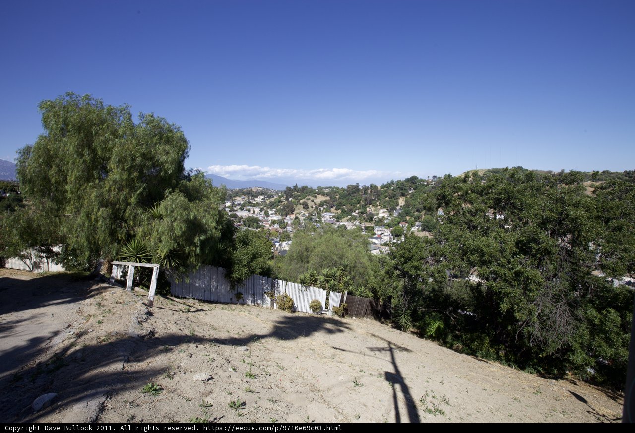 Scenic View of the City from the Hillside