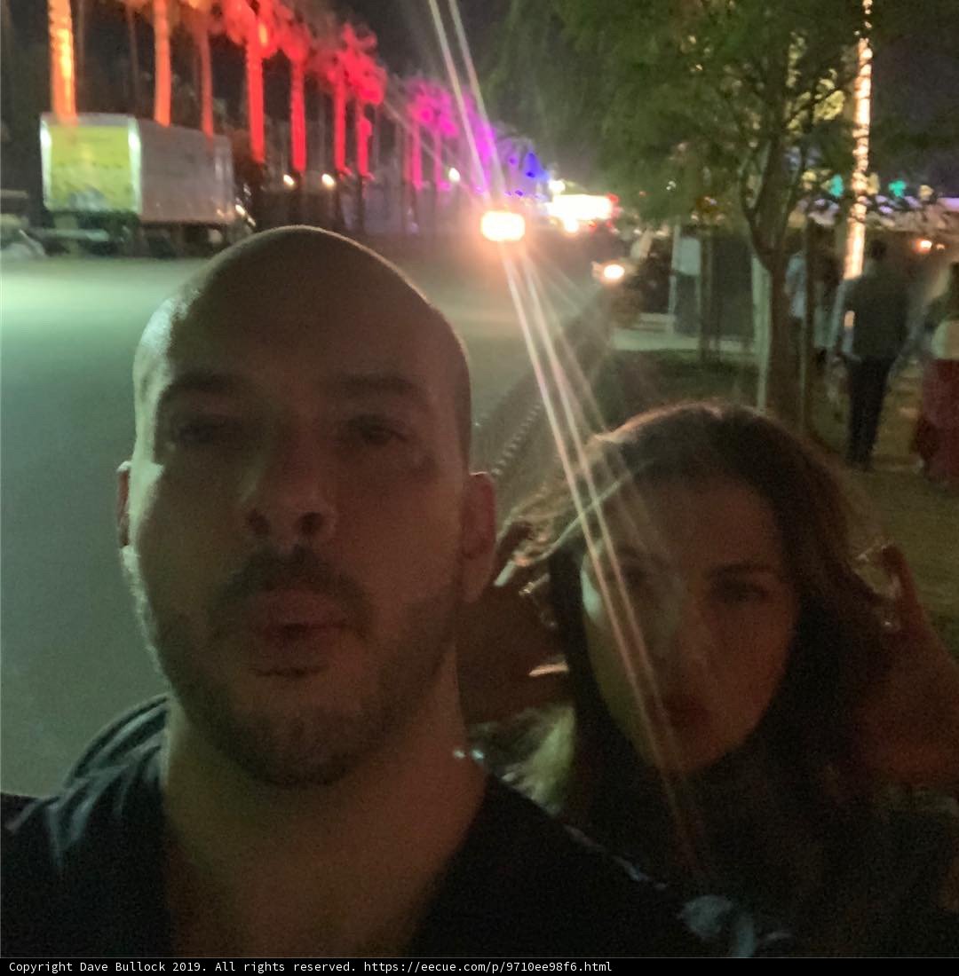 Night-time Selfie with the Bride