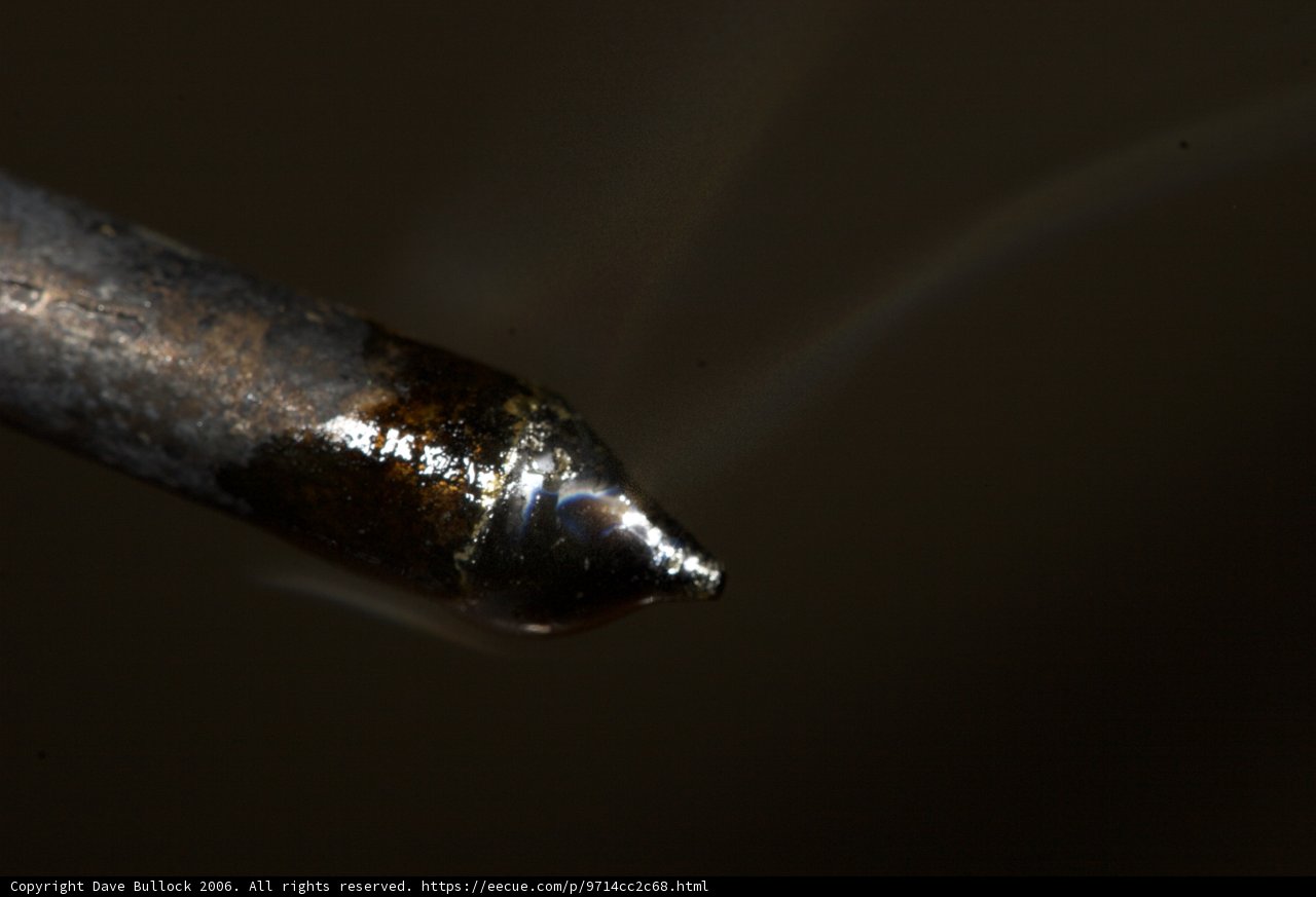 Mysterious Smoking Metal Object