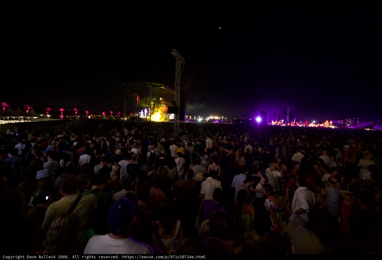 Coachella Concert at Night