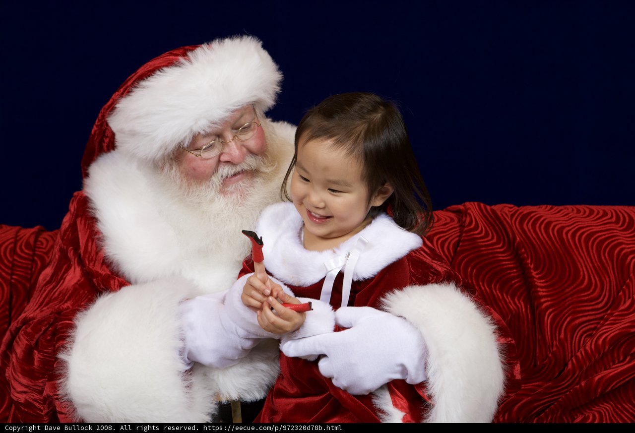 Meeting Santa for the First Time