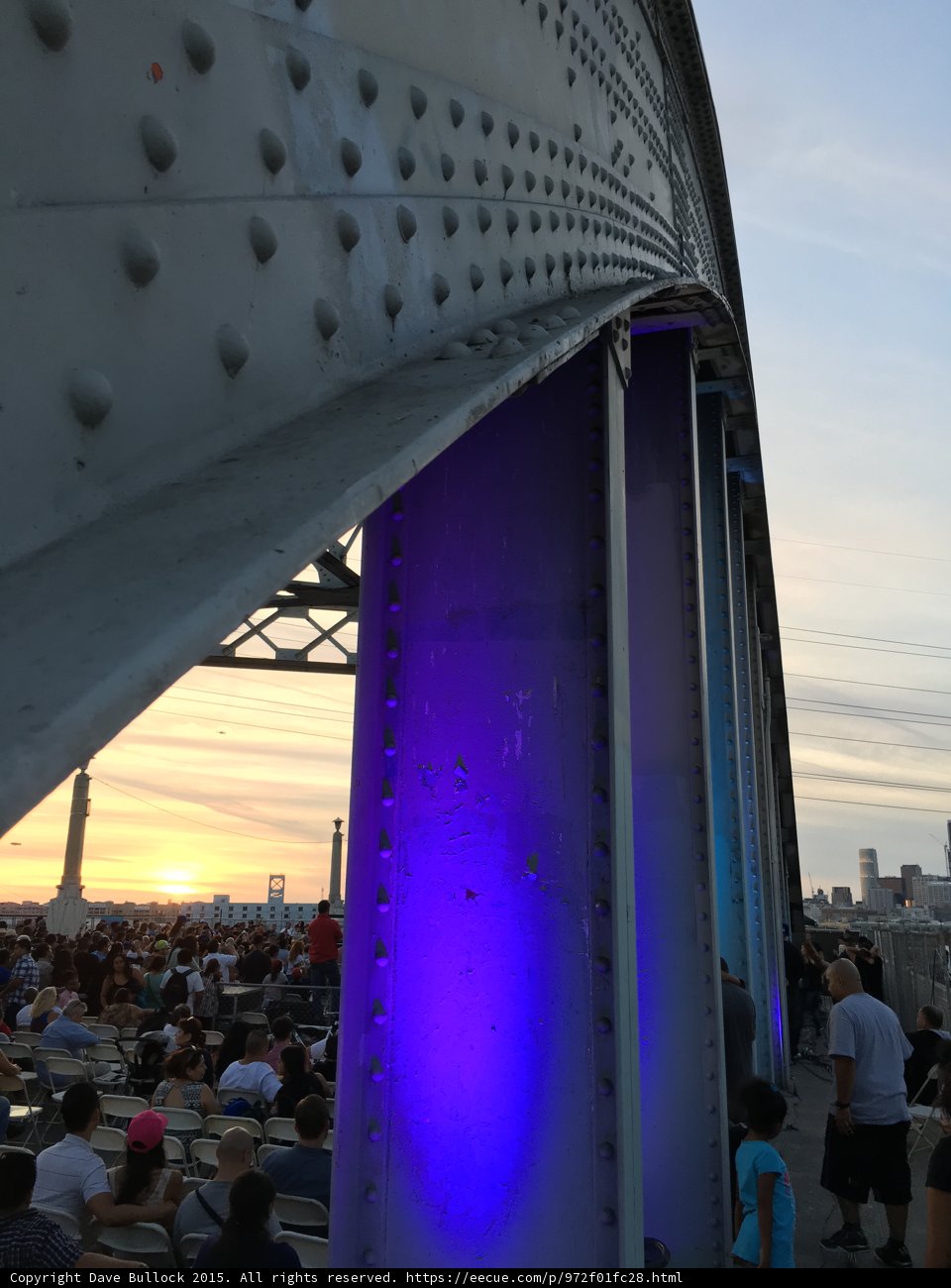 Sunset on the Bridge with Clark Gable