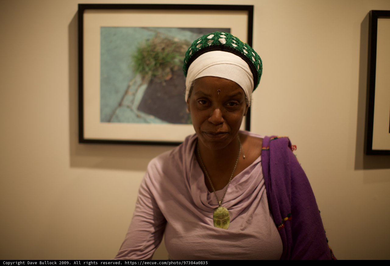 Woman in Turban Admiring Painting