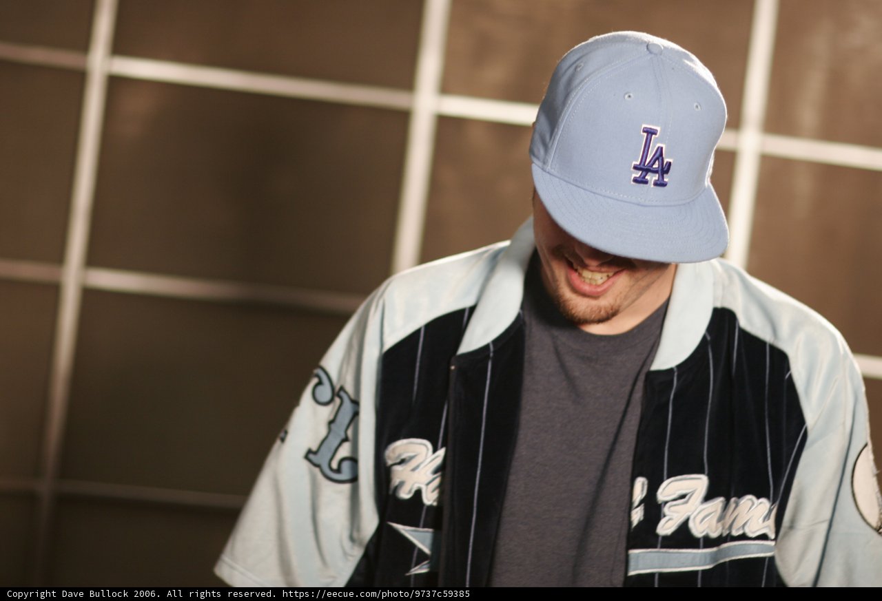 Blue Hat Man