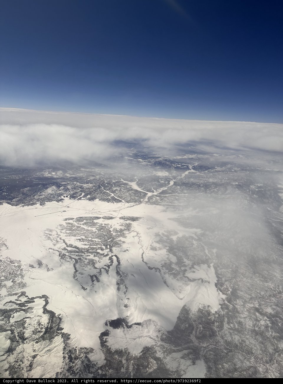 Soaring Over a Winter Wonderland
