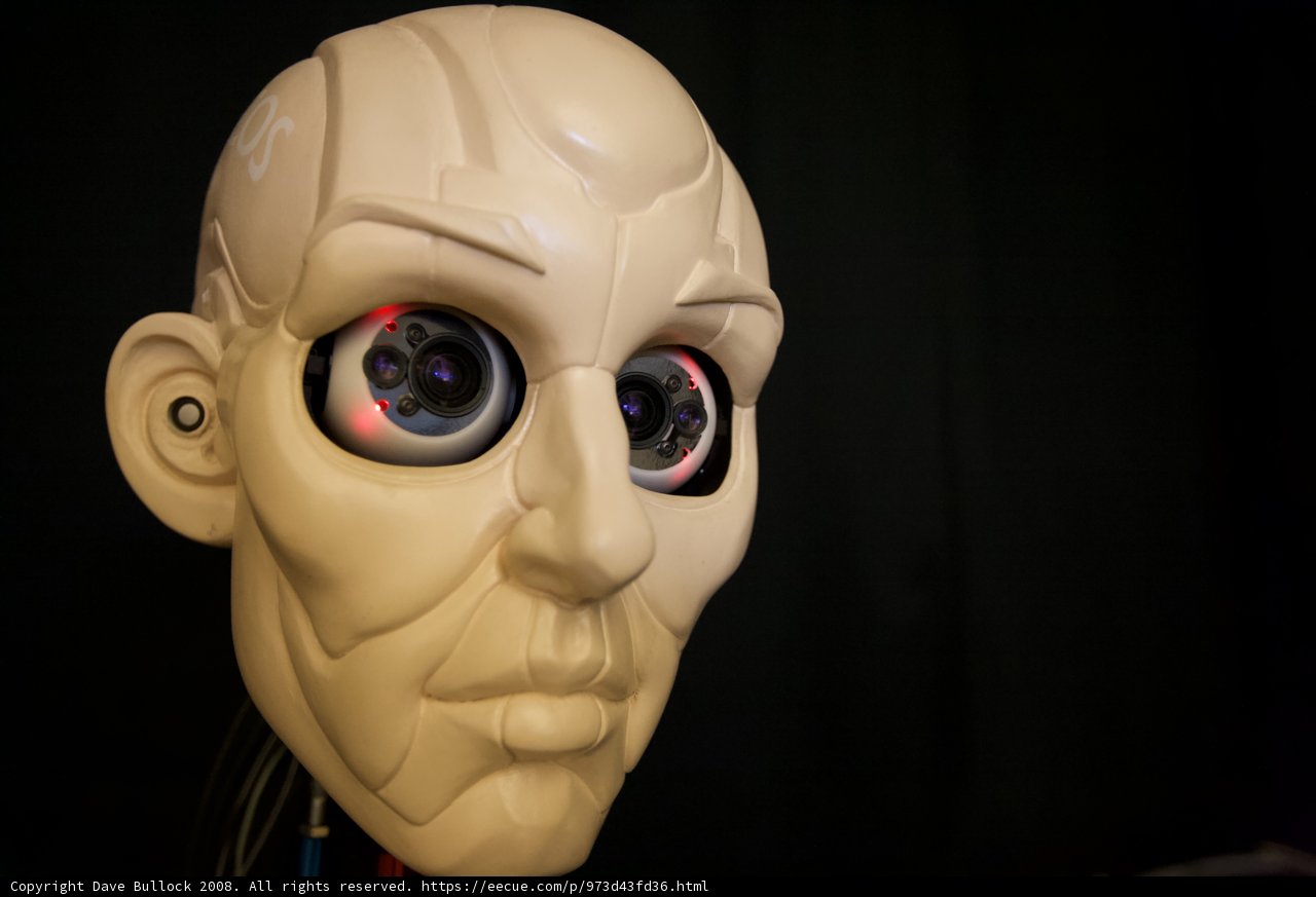 Robotic Alien Head