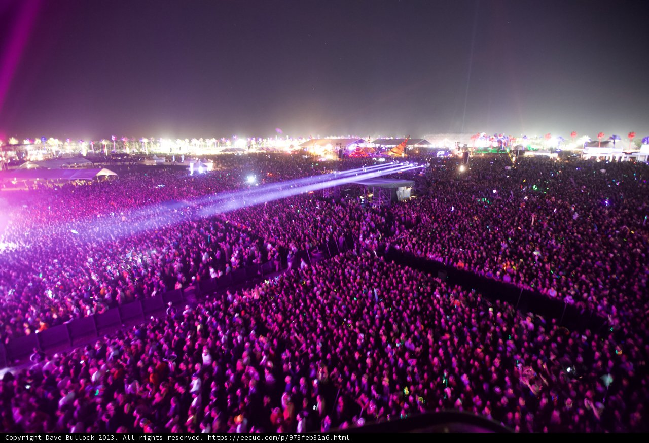 Illuminating the Night Sky at Coachella