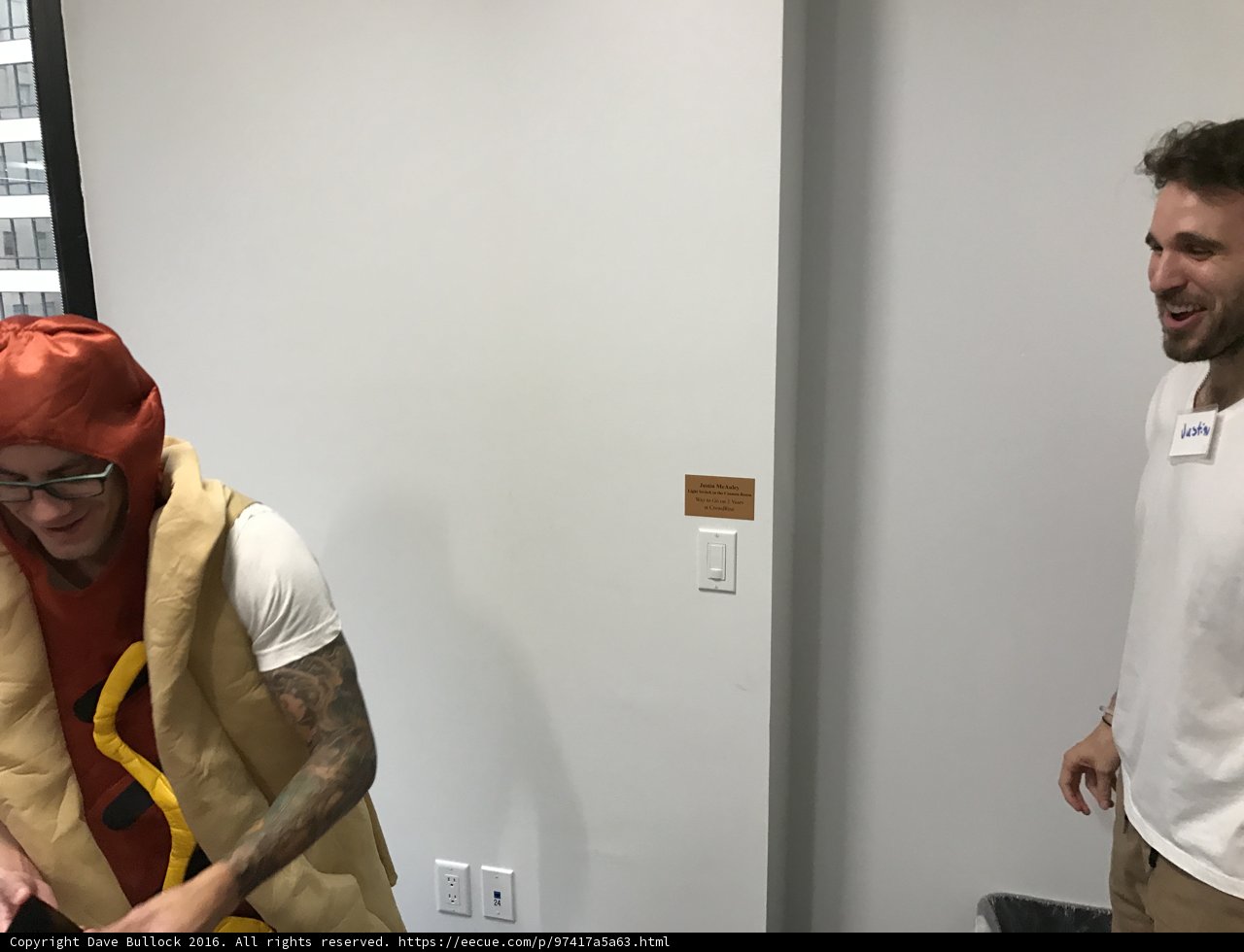 Artistic Duo in Work Attire