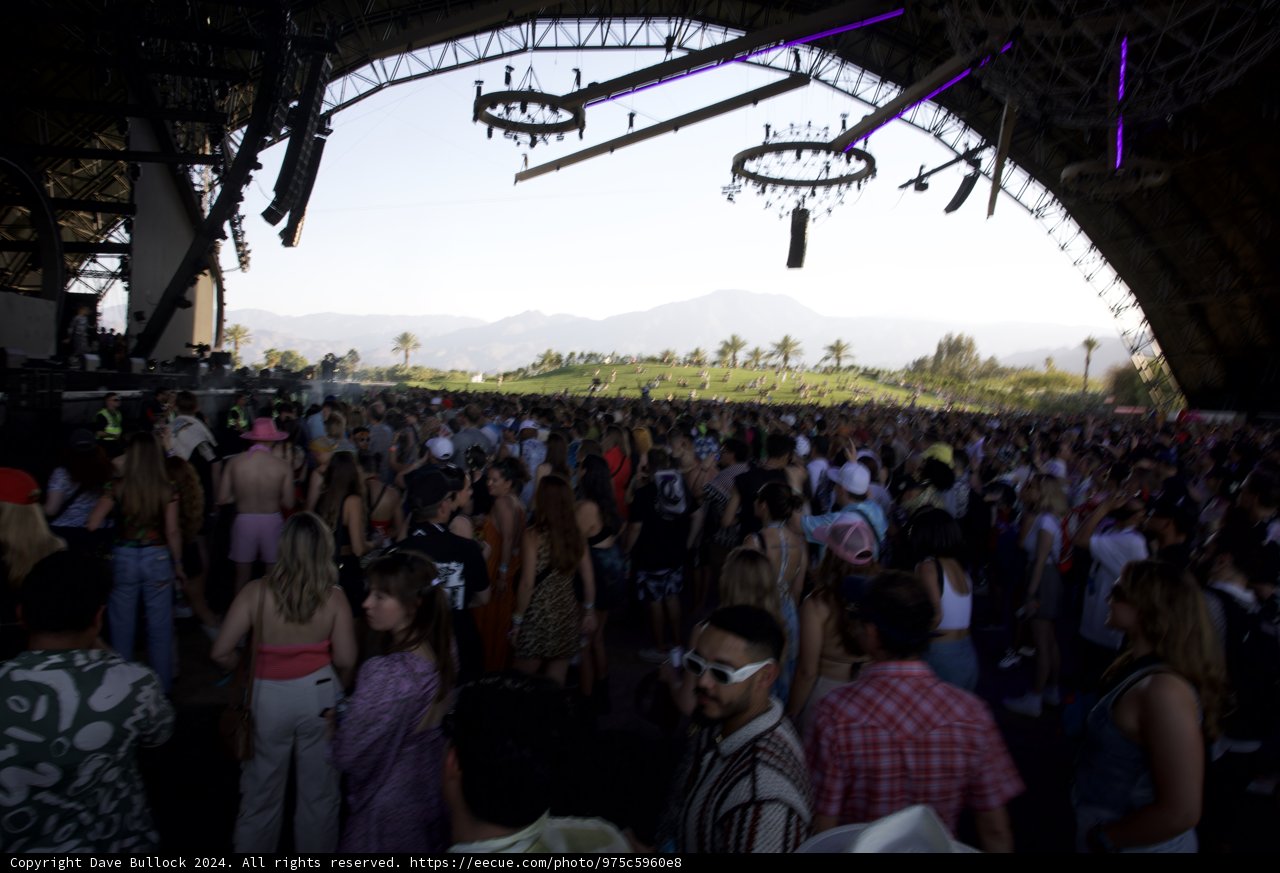 A Vibrant Tapestry of Festival Enthusiasts at Coachella 2024