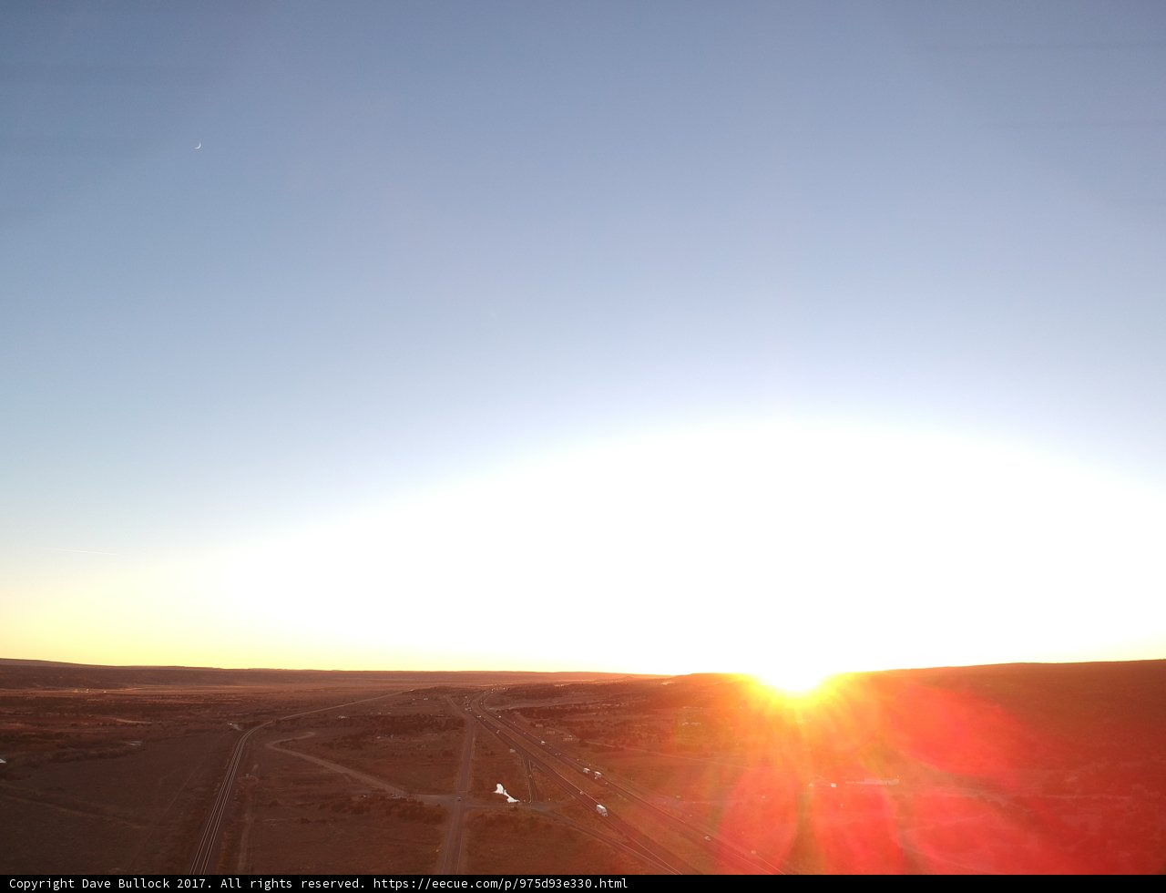 Desert Sunset Flare