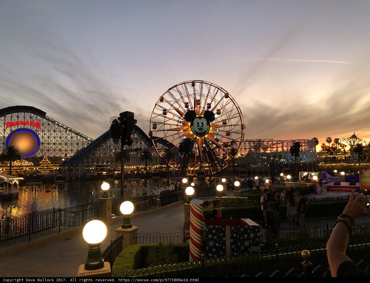 Sunset Magic at Disneyland