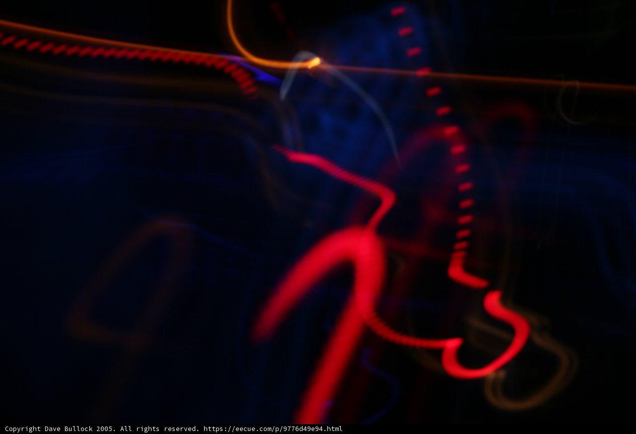 Blurry Neon Lights