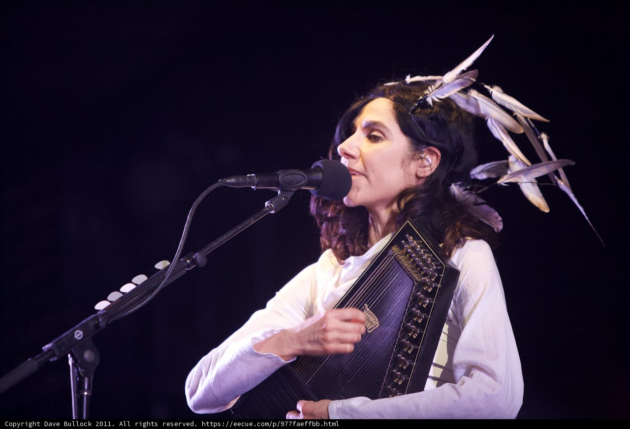 PJ Harvey's Feathered Performance