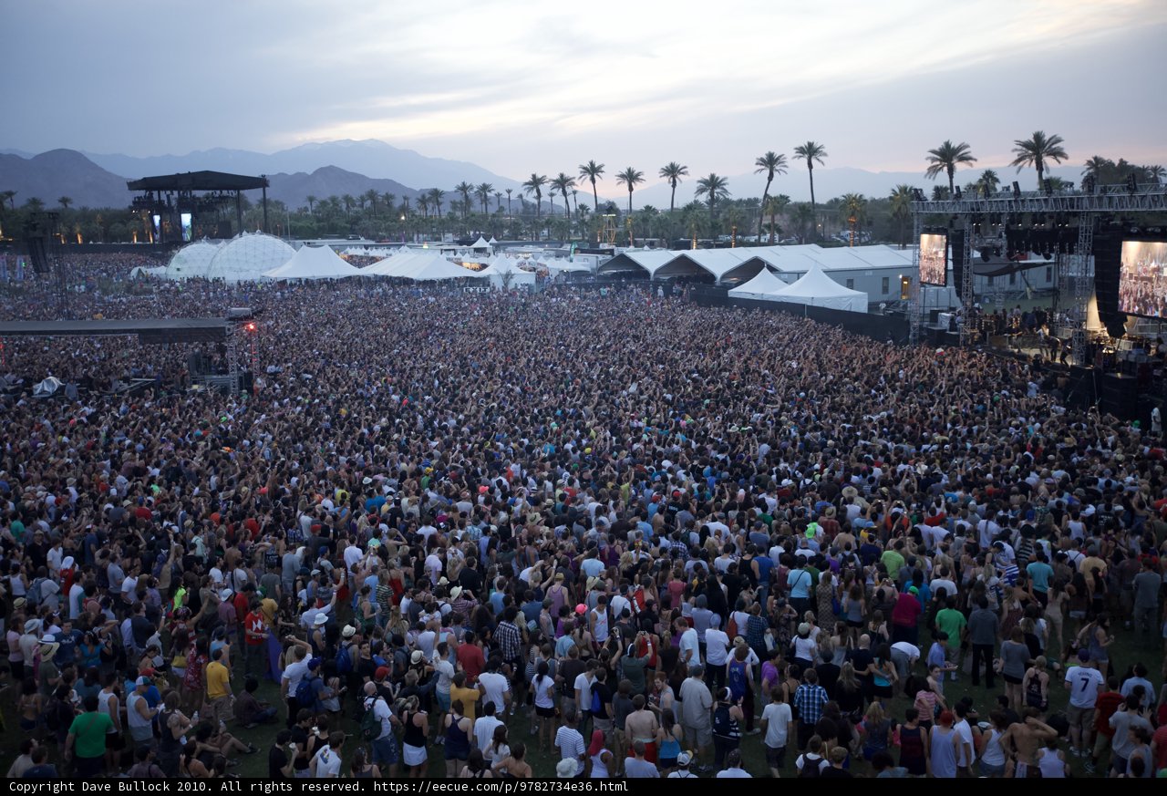 Coachella Sunday Concert Crowd