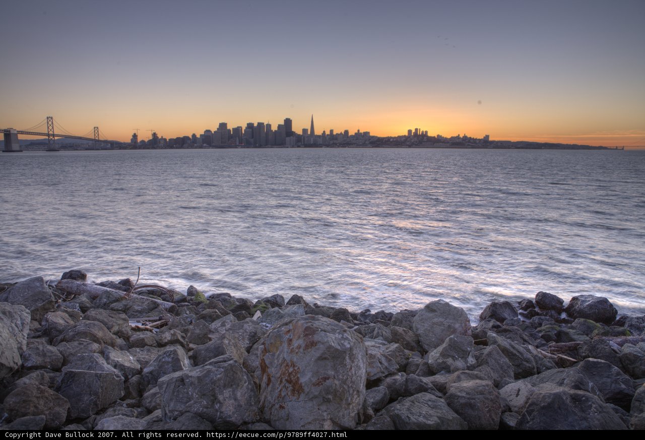 Bay Promontory at Sunset