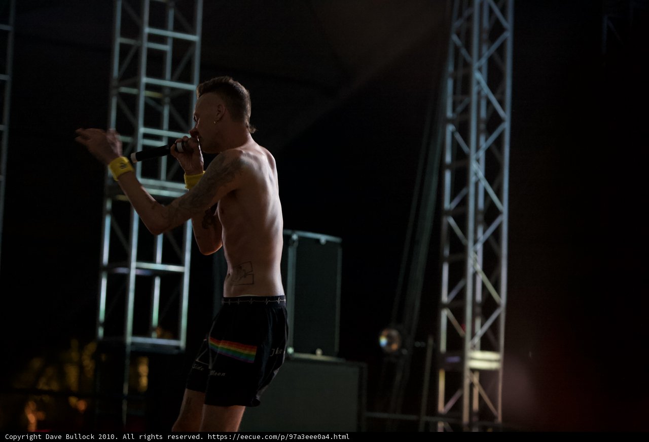 Solo Performer With Electrified Crowd