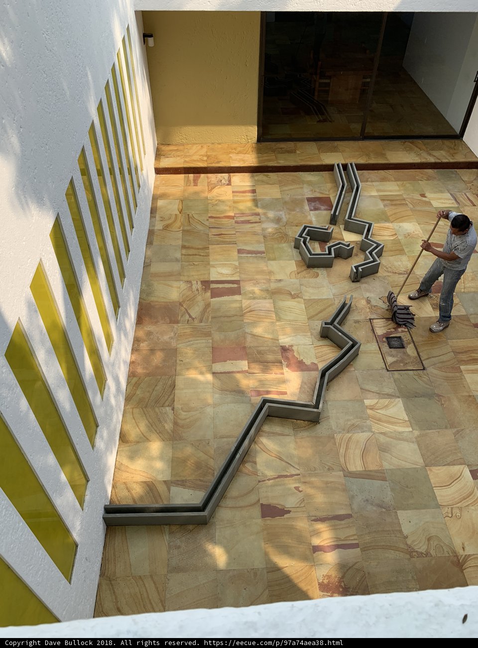 Working on the Wooden Flooring
