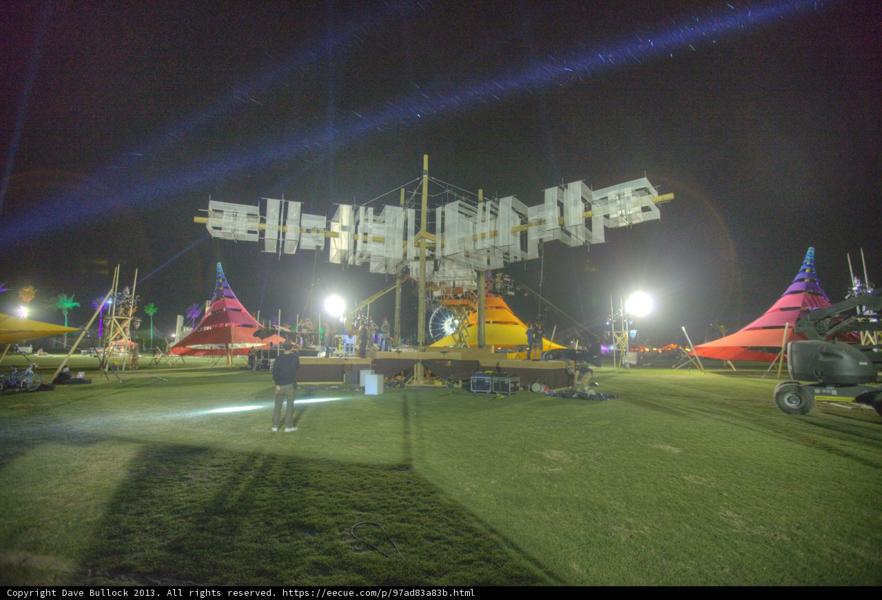 Illuminated Kite in the Night Sky