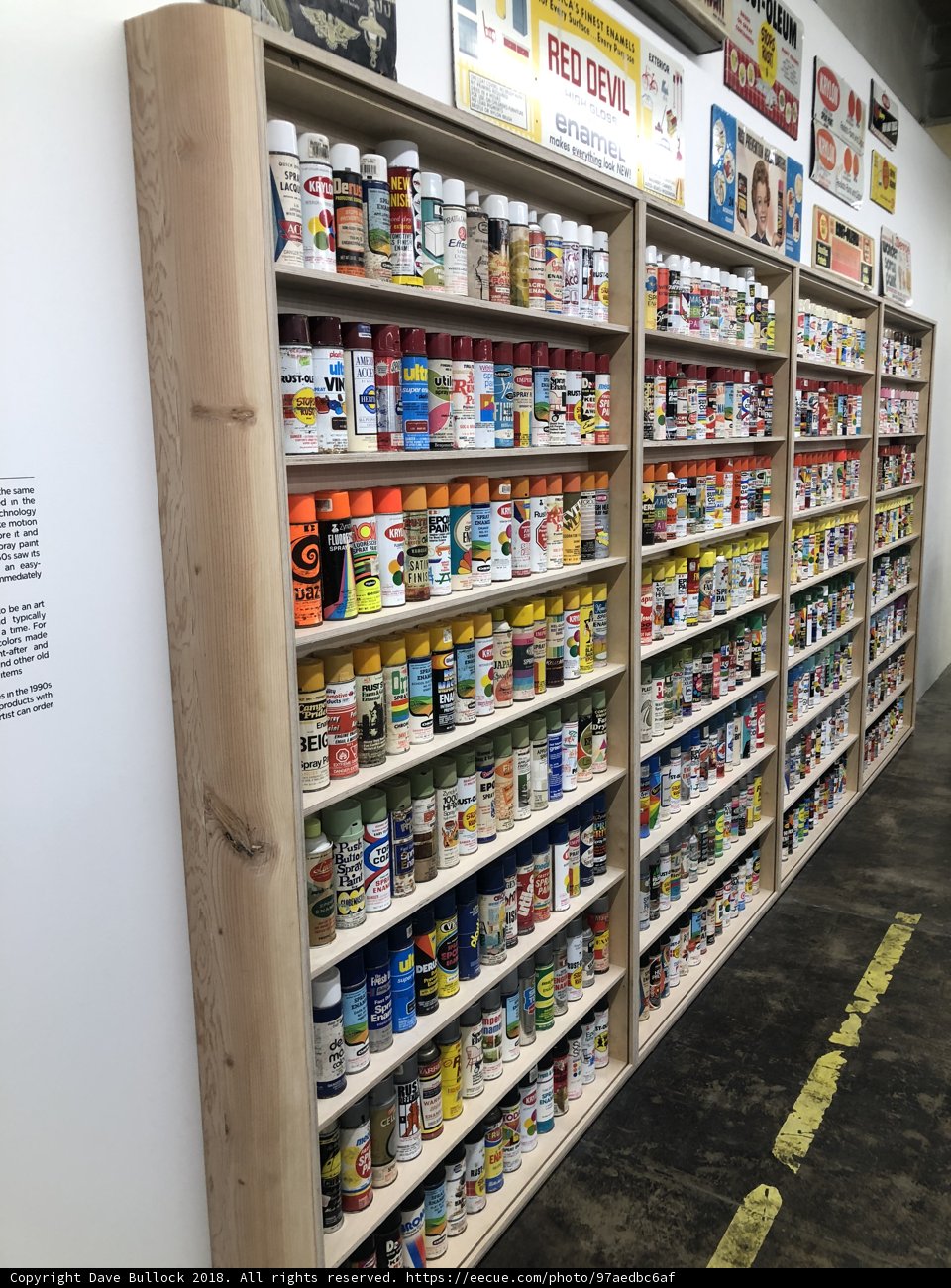 Colorful Array of Paints on Display