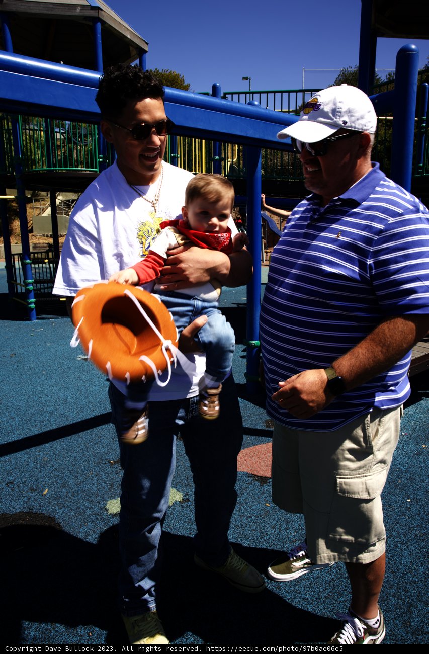 Celebrating Wesley's First Birthday Under the Blue Sky