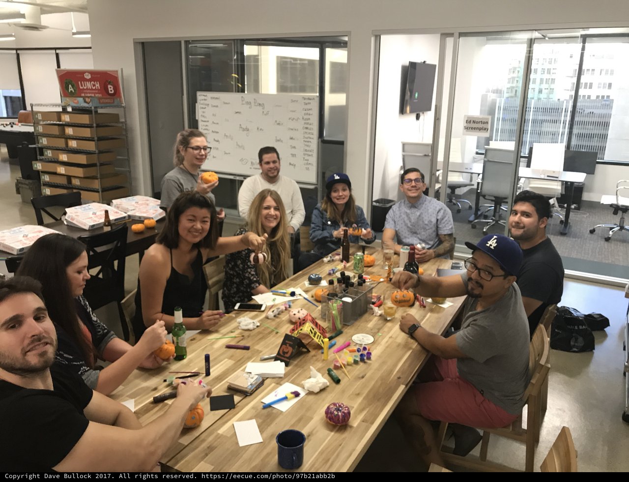 Office Halloween Pumpkin Decorating Party Celebration