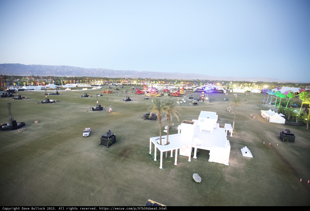 Dusk over the Festival Grounds