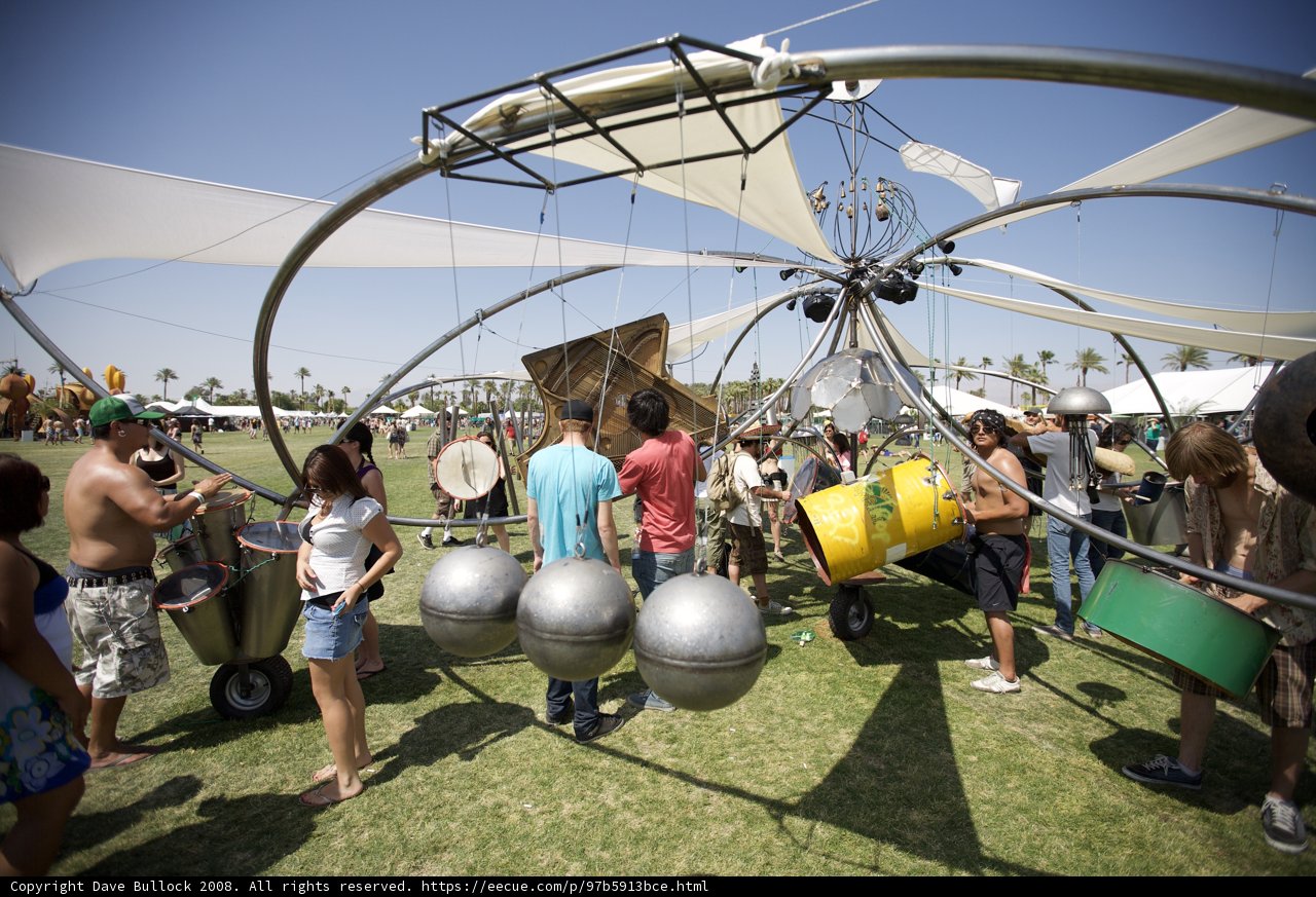 Gathering Under the Metal Sphere