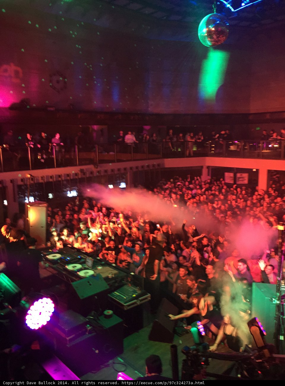 Urban Nightclub with a Disco Ball