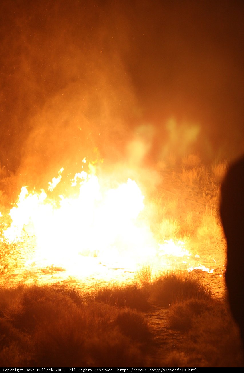 Flaming Sunset Bonfire