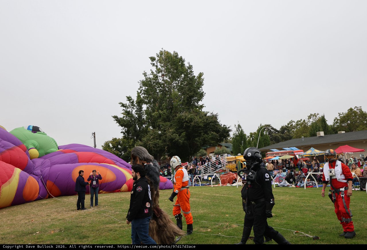 Star Wars Cosplayers at Hot Air Balloon Festival