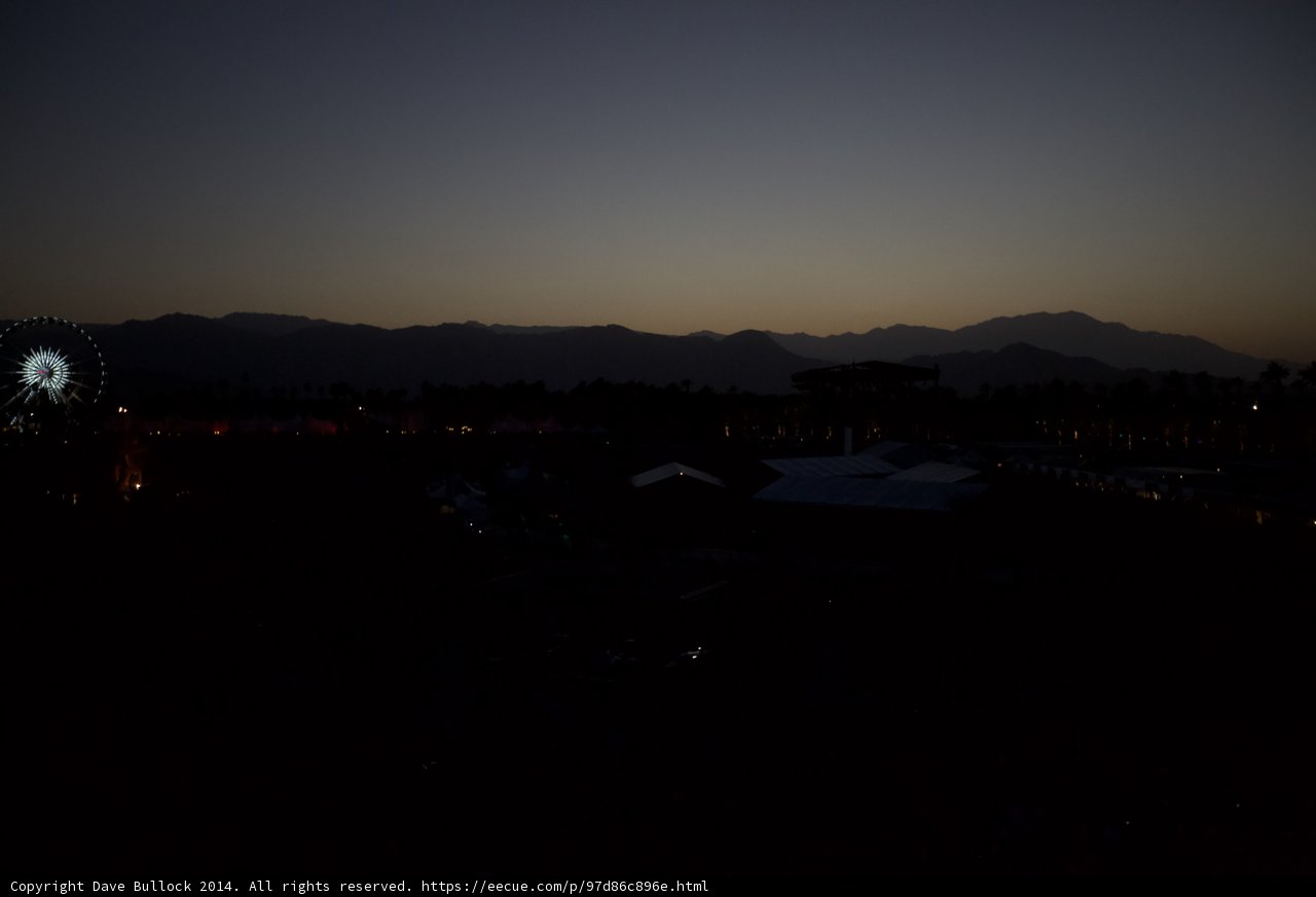Mountain Silhouettes at Sunset