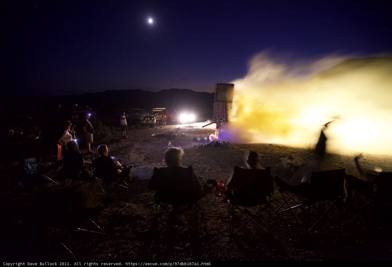 Fireworks Show in the Desert