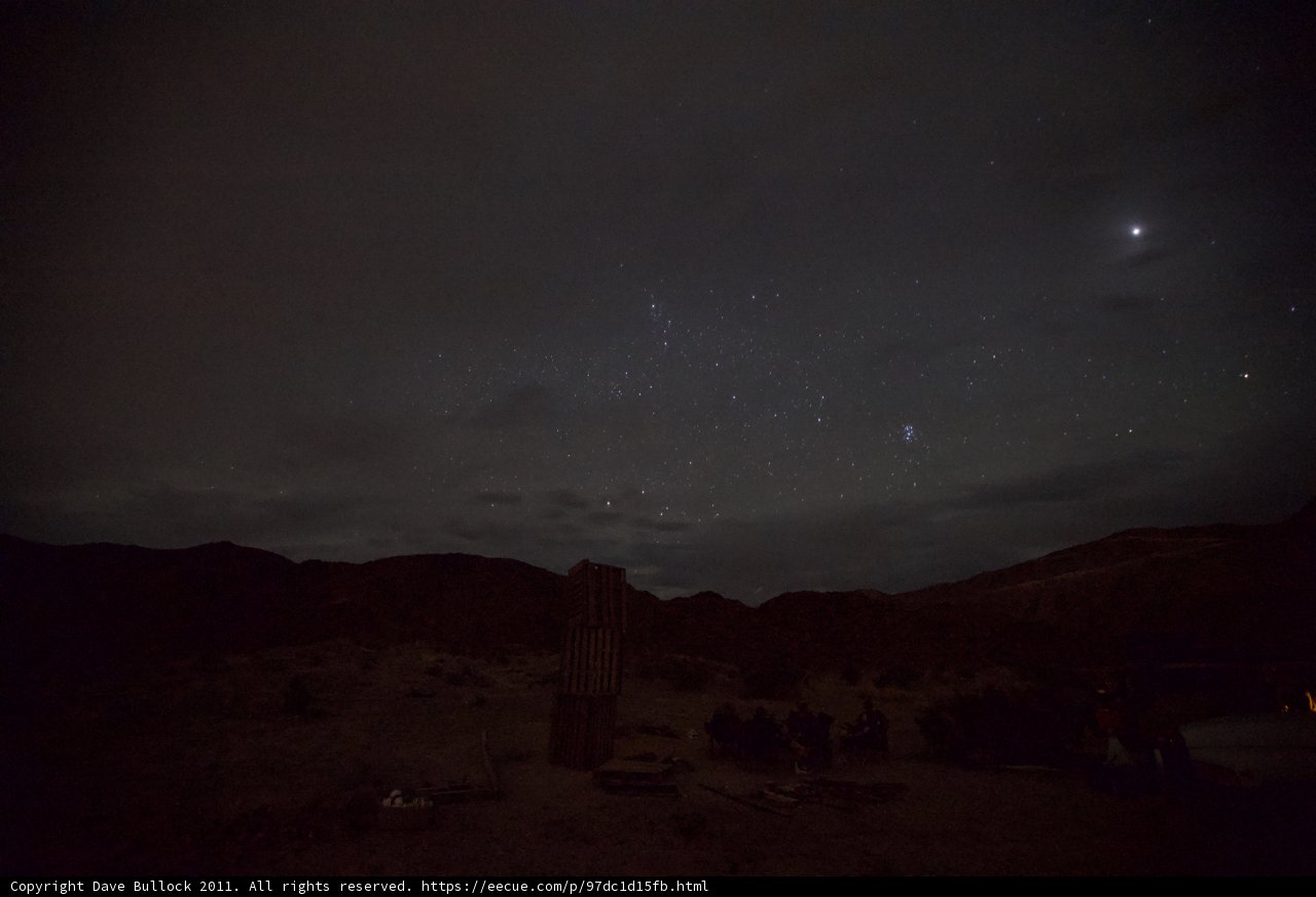 A Stellar Night in the Desert