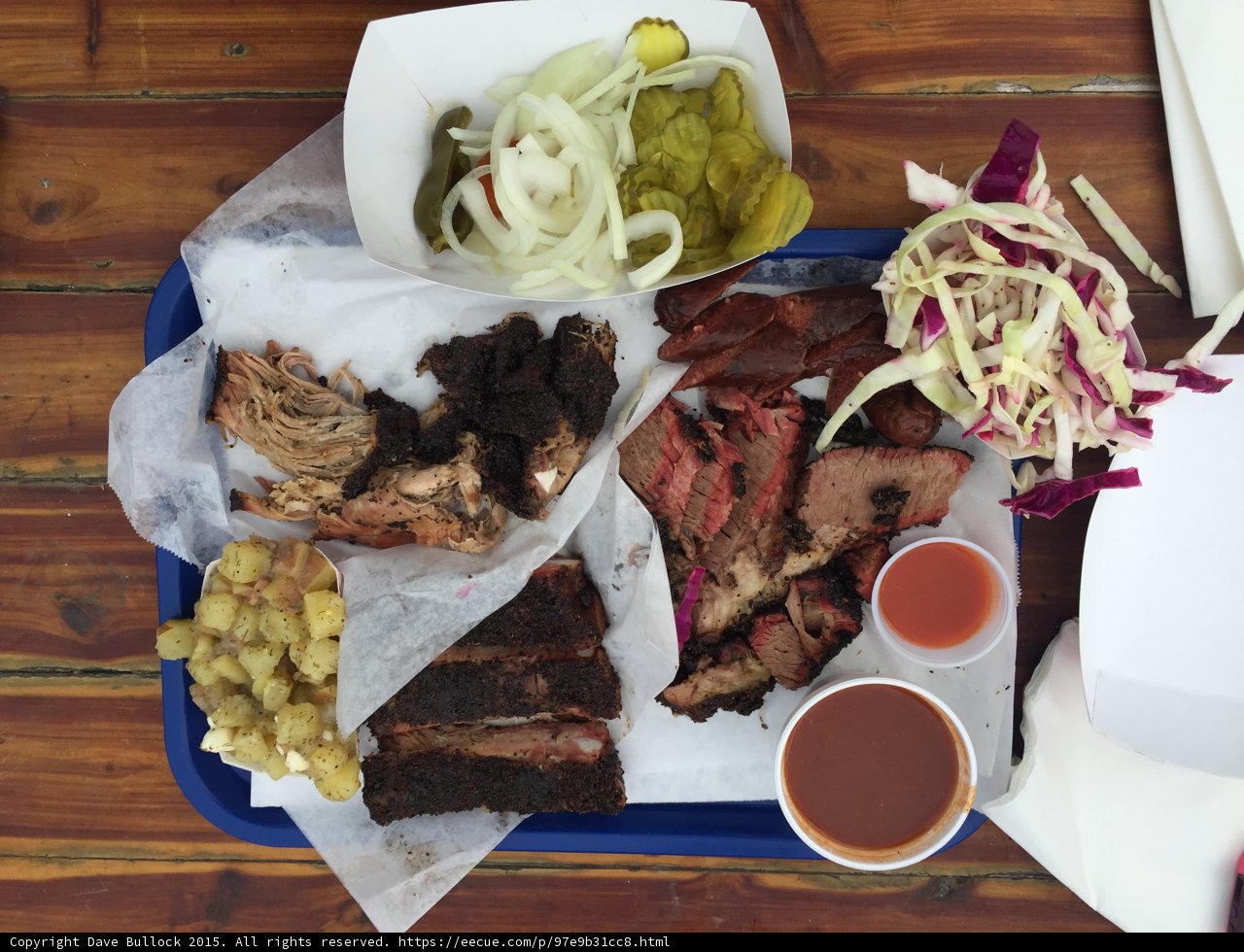 Texas BBQ Tray in Austin