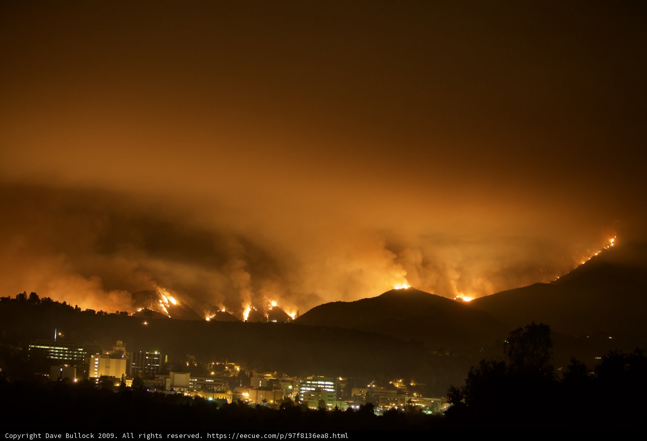 City Engulfed in Flames