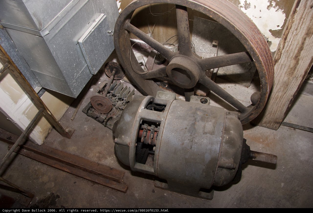 A Vintage Motor Amongst Machines
