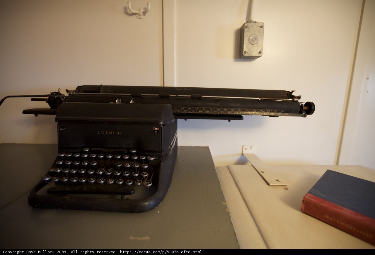 A Vintage Typewriter Amongst Modern Technology