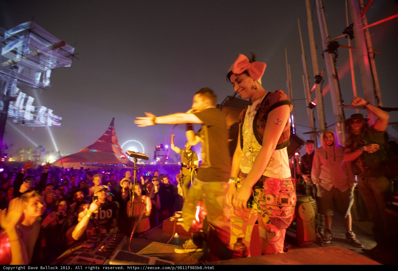Two Men Rocking the Coachella Stage