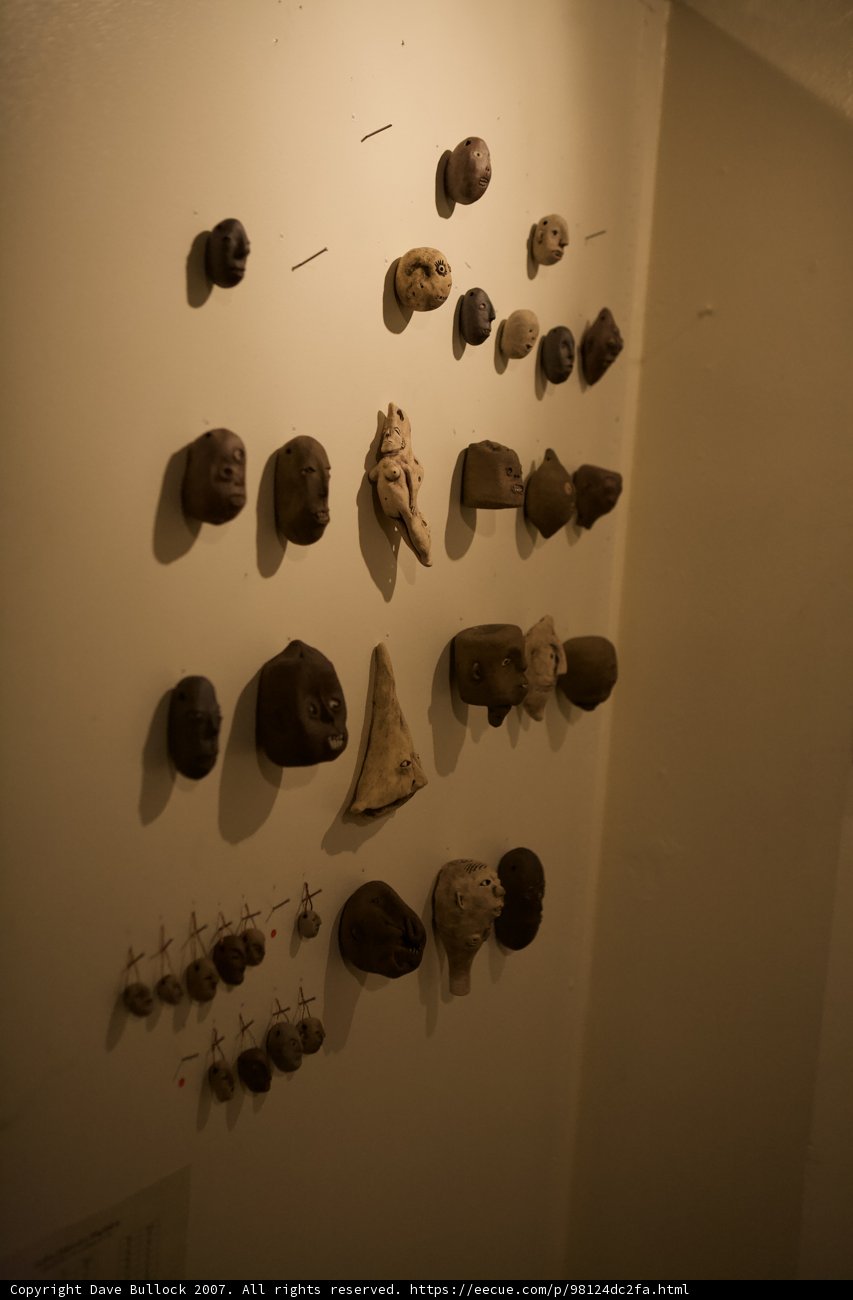 Eclectic Wall of Archaeological Finds