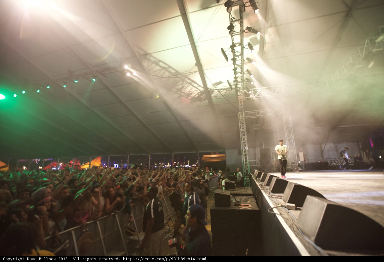 Rocking Crowd under the Spotlight
