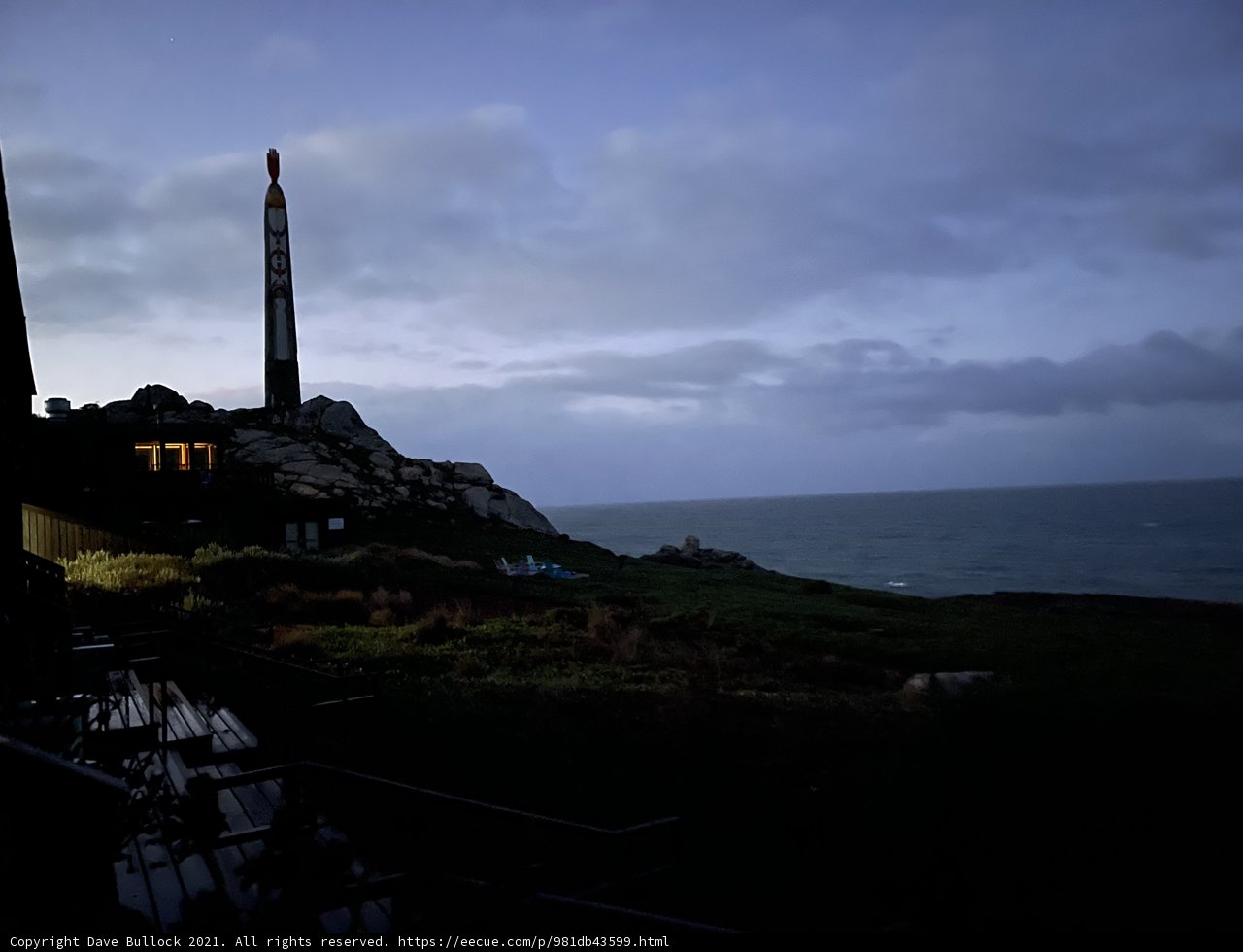 Standing Tall: A Lighthouse on a Promontory