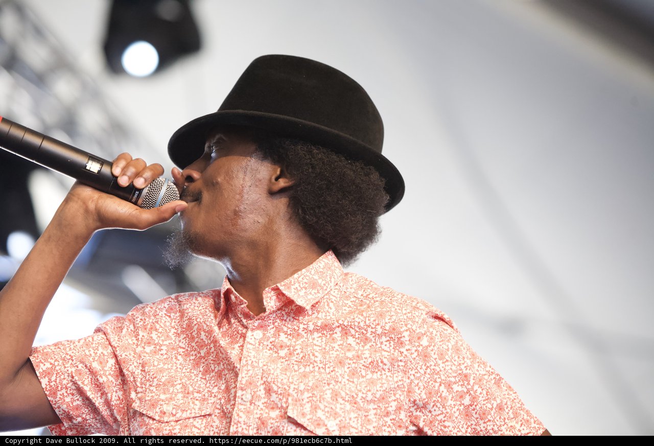 Fedora-Wearing Man Rocks Coachella Stage