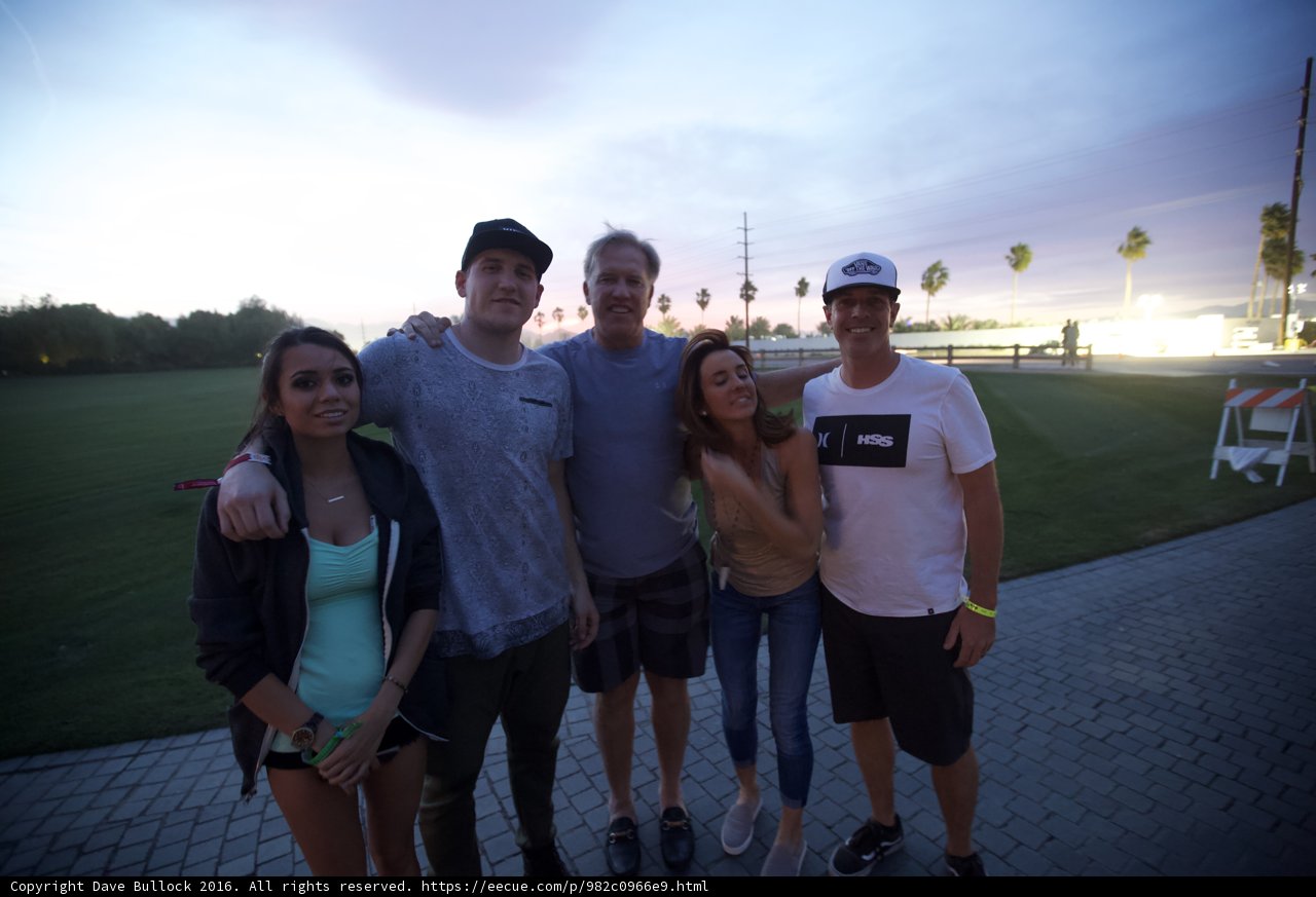 Sunset Photo with Friends